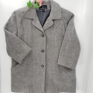 London Fog Wool Coat Gray Size 14P